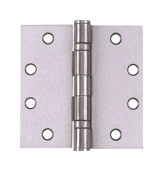 Tell 4-1/2 in. L Satin Chrome Door Hinge 3 pk