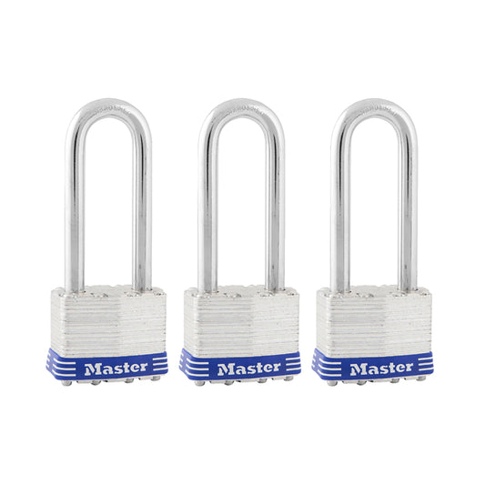 Master Lock 4-11/16 in. H X 1-3/4 in. W Laminated Steel Double Locking Exterior Padlock