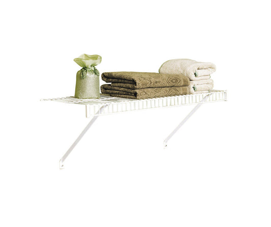 Rubbermaid 26 in. H X 12 in. W X 36 in. L Steel Linen Shelf Kit