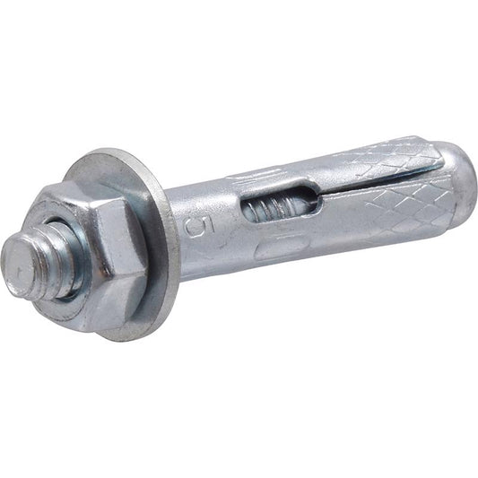 HILLMAN 5/16 in. D X 1-1/2 in. L Steel Hex Head Sleeve Anchors 35 pk