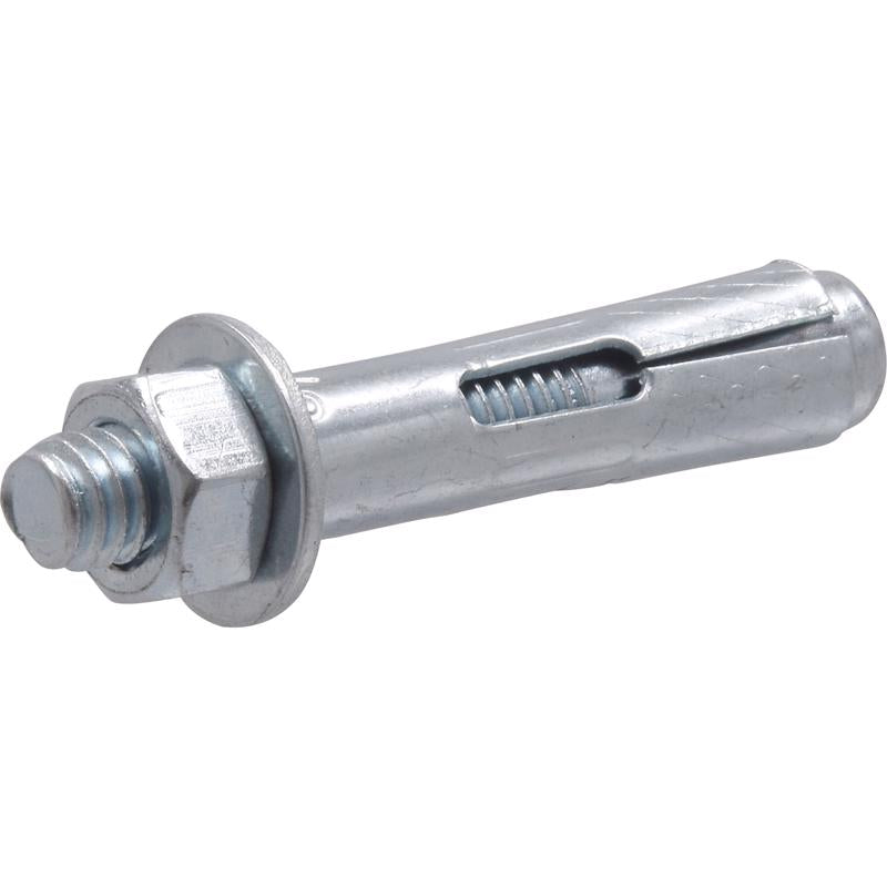 HILLMAN 3/8 in. D X 1-7/8 in. L Steel Hex Head Sleeve Anchors 25 pk