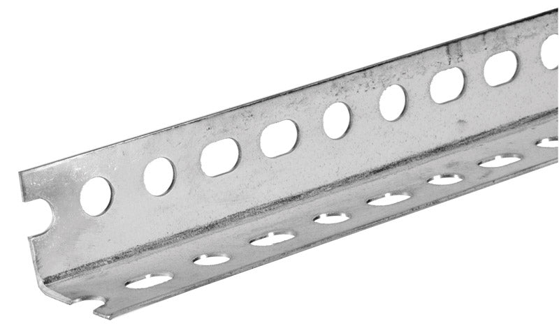 SteelWorks 0.048 in. X 1.25 in. W X 96 in. L Zinc Plated Steel Slotted Angle