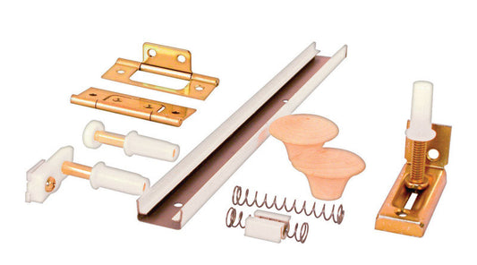 Prime-Line White Steel Bi-fold Hardware Kit 1 pk