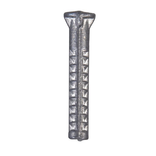 HILLMAN 1/4 in. D X 1-1/2 in. L Lead Round Head Concrete Screw Anchor 100 pk