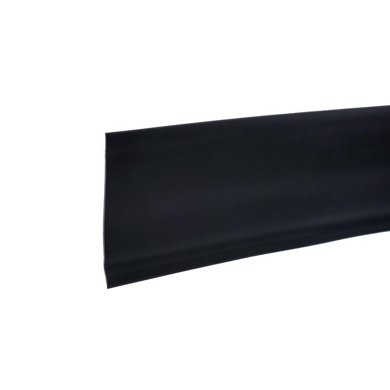 M-D Building Products 4 in. H X 0.08 in. W X 20 ft. L Self-Stick Black Vinyl Wall Base