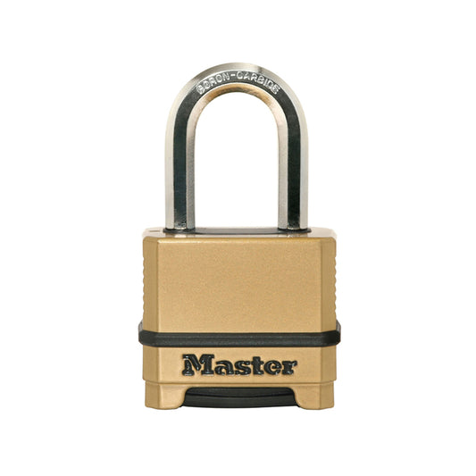 Master Lock Magnum 2 in. H X 1-7/32 in. W X 2 in. L Steel Ball Bearing Locking Weather-Resistant Pad