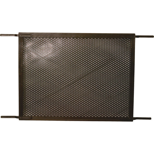 Prime-Line Bronze Plastic Screen Door Grille 1 pc