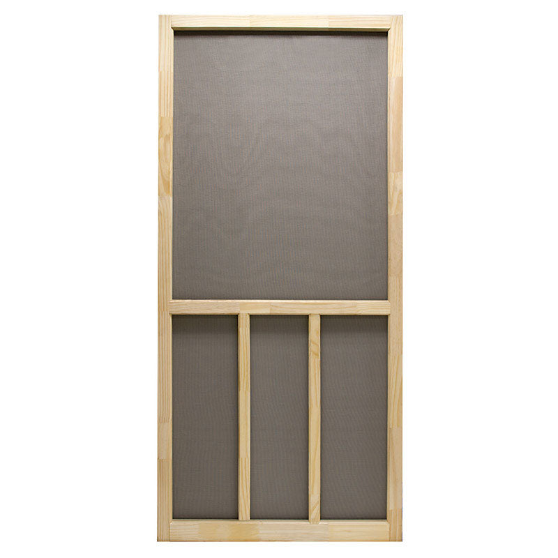 Precision 80-1/2 in. H X 36 in. W Aspen Natural Wood Wood Screen Door