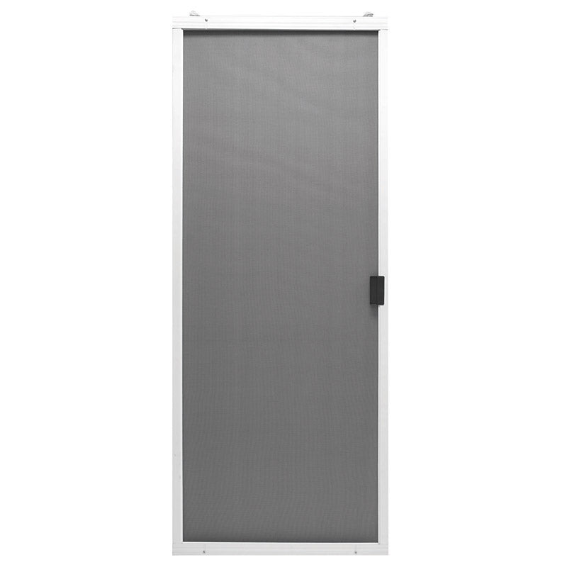 Precision 80-3/4 in. H X 30 in. W Breezeway White Steel Adjustable Sliding Screen Door