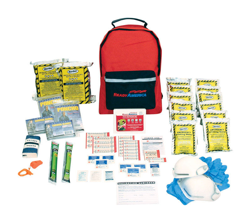 Ready America Ready America 12.5 x 9 x 5 in. Multicolored Emergency Kit 7.75 lb 33 pc