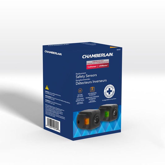 Chamberlain 1.25 in. W X 2.45 in. L Plastic Garage Safety Sensors