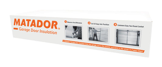 Matador 21 in. W X 55 in. L X 11 in. 4.8 Garage Door Insulation Kit Batt 49 sq ft