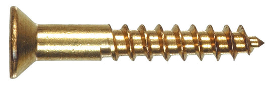 HILLMAN No. 6 X 1 in. L Phillips Coarse Wood Screws 100 pk