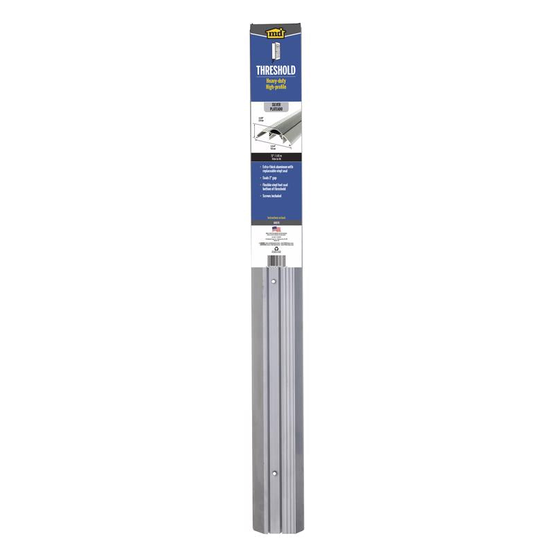 M-D Building Products 1.125 in. H X 3.75 in. W X 36 in. L Aluminum Deluxe High Threshold Silver