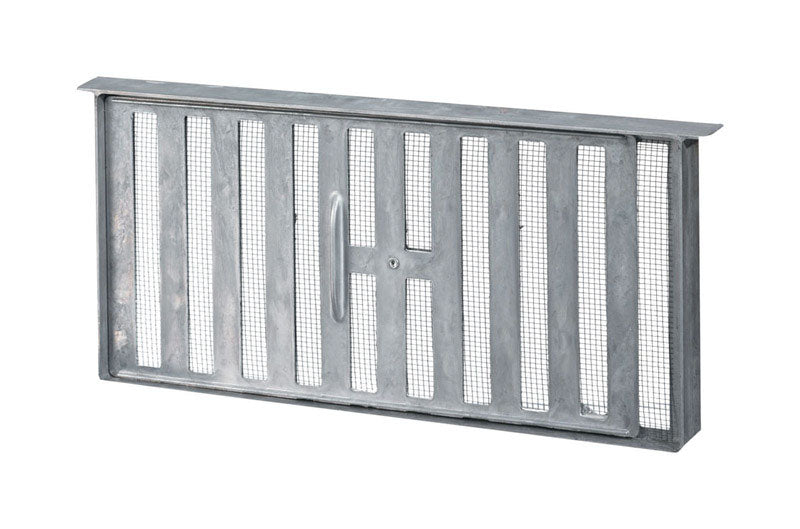 Air Vent 7.8 in. H X 17 in. W Mill Aluminum Foundation Vent