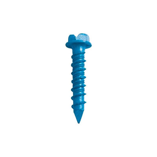 Tapcon 1/4 in. D X 2-1/4 in. L Steel Hex Head Concrete Screw Anchor