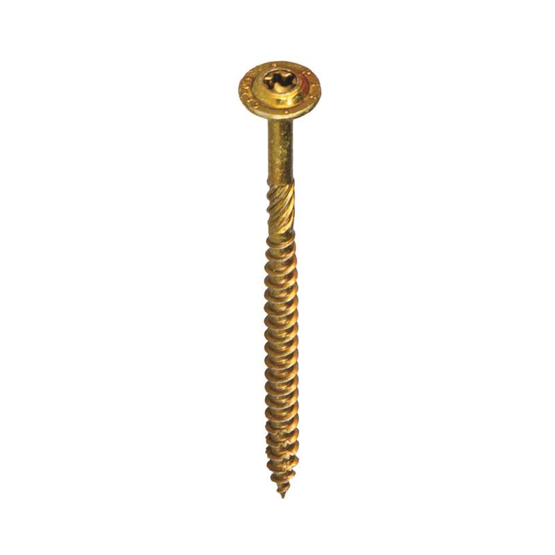 GRK Fasteners No. 10 X 3-1/8 in. L Star Washer Head Self Tapping Structural Screws