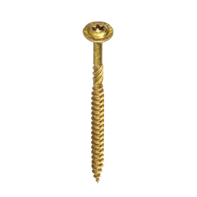 GRK Fasteners No. 10 X 3-1/8 in. L Star Washer Head Self Tapping Structural Screws