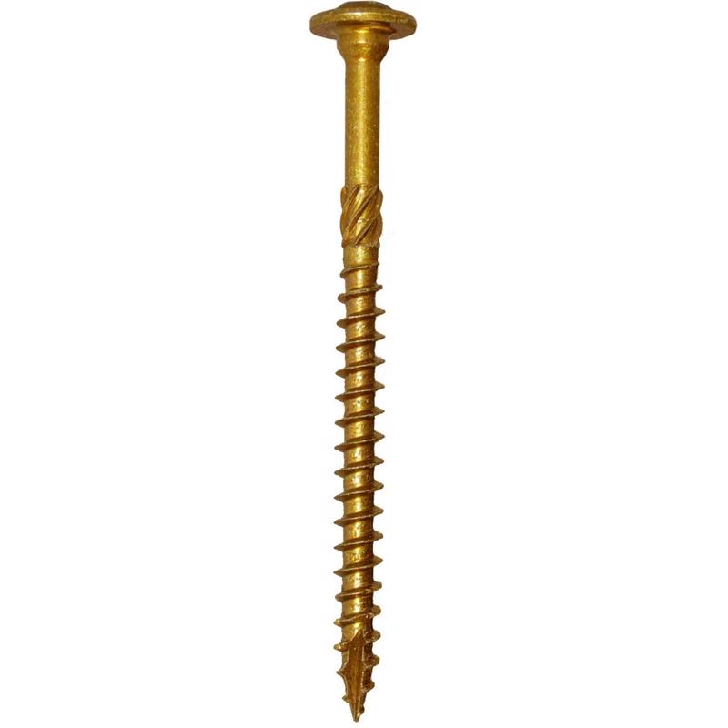 GRK Fasteners No. 10 X 3-1/8 in. L Star Washer Head W-Cut Structural Screws