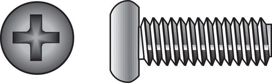 HILLMAN No. 10-24 X 2 in. L Phillips Flat Head Stainless Steel Machine Screws 100 pk