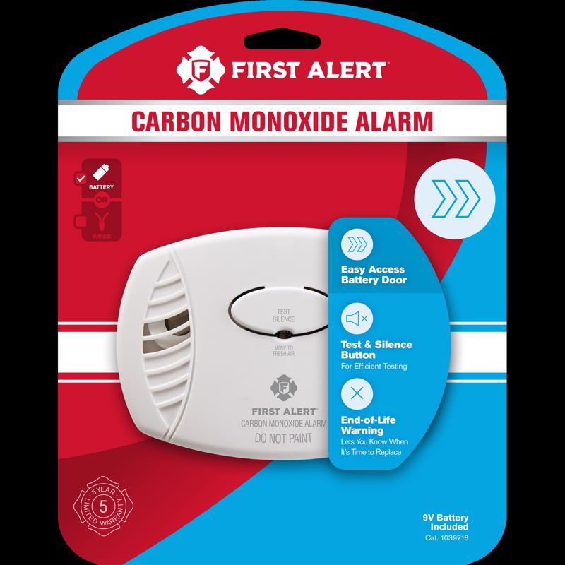 First Alert Battery-Powered Electrochemical Carbon Monoxide Detector