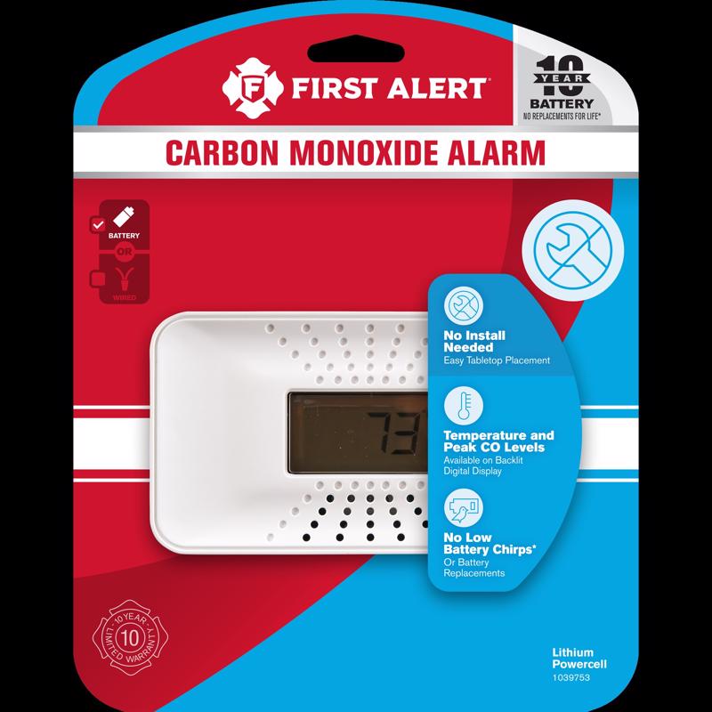 First Alert Battery-Powered Electrochemical Carbon Monoxide Detector