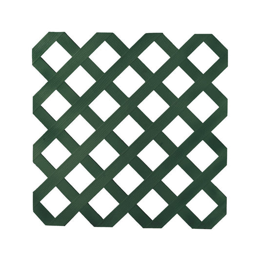 Deckorators 4 ft. W X 8 ft. L Dark Green Plastic Lattice Panel