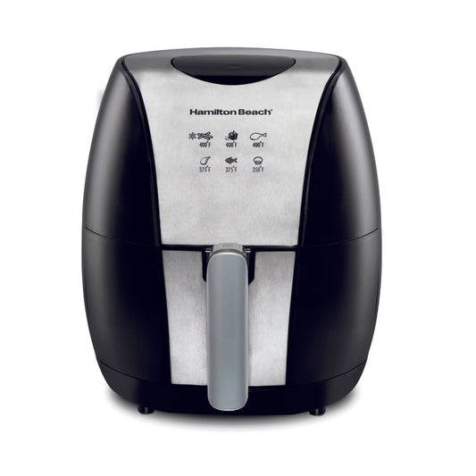 Hamilton Beach Black/Silver 3.4 qt Programmable Digital Air Fryer