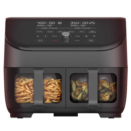 Instant Vortex Dual Basket Black 8 qt Programmable Digital Air Fryer