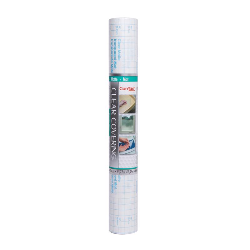 Con-Tact Creative Covering 50 ft. L X 18 in. W Clear Self-Adhesive Shelf Liner