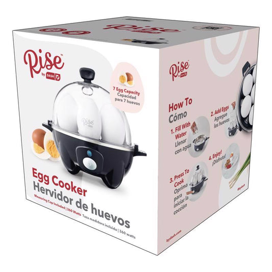 Rise by Dash Black Egg Cooker