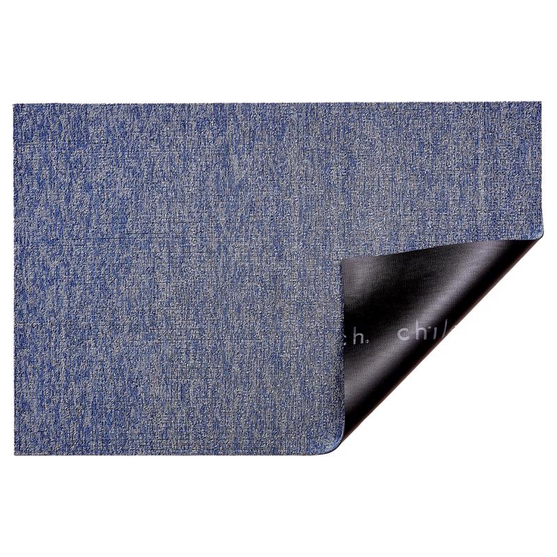 Chilewich 24 in. W X 36 in. L Blue Heathered Polyester/Vinyl Utility Mat