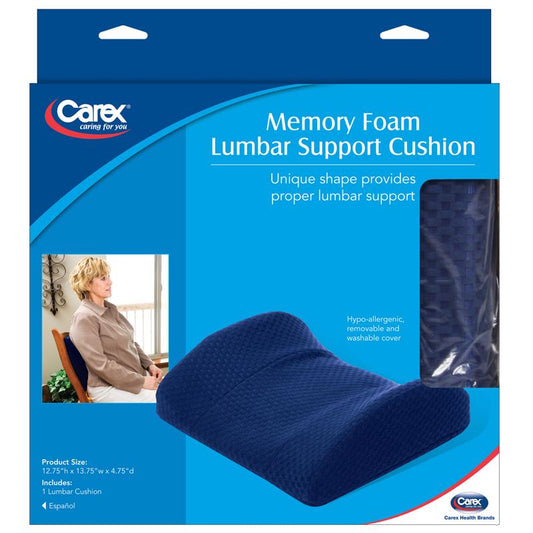 Carex Health Brands Navy Lumbar Support 1 pk