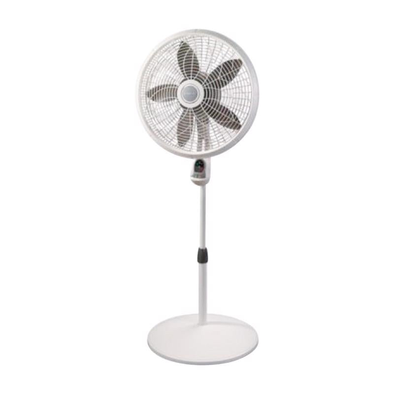 Lasko 53.5 in. H 3 speed Oscillating Pedestal Fan Remote Control