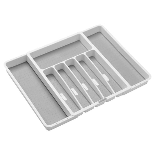 Madesmart 2 in. H X 13 in. W X 16 in. D Plastic Adjustable Silverware Tray