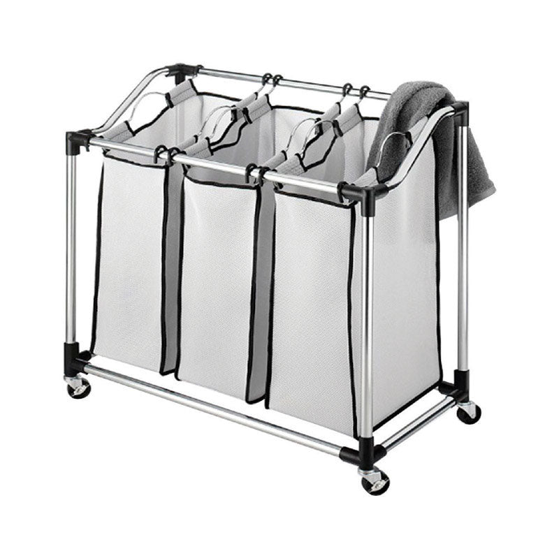 Whitmor Gray Duramesh Nylon Laundry Sorter