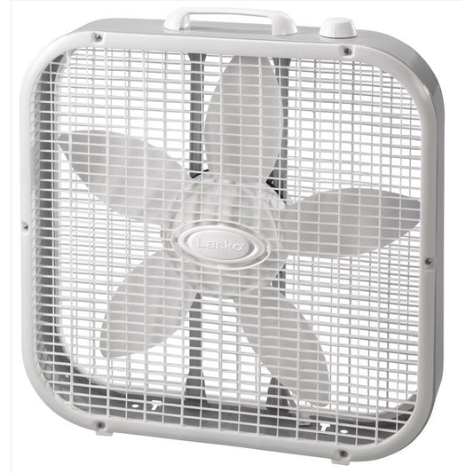 Lasko 21-3/4 in. H X 20 in. D 3 speed Box Fan