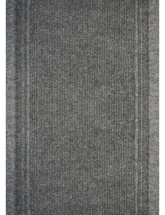 Multy Home Tracker 60 ft. L X 26 in. W Gray Nonslip Carpet Runner