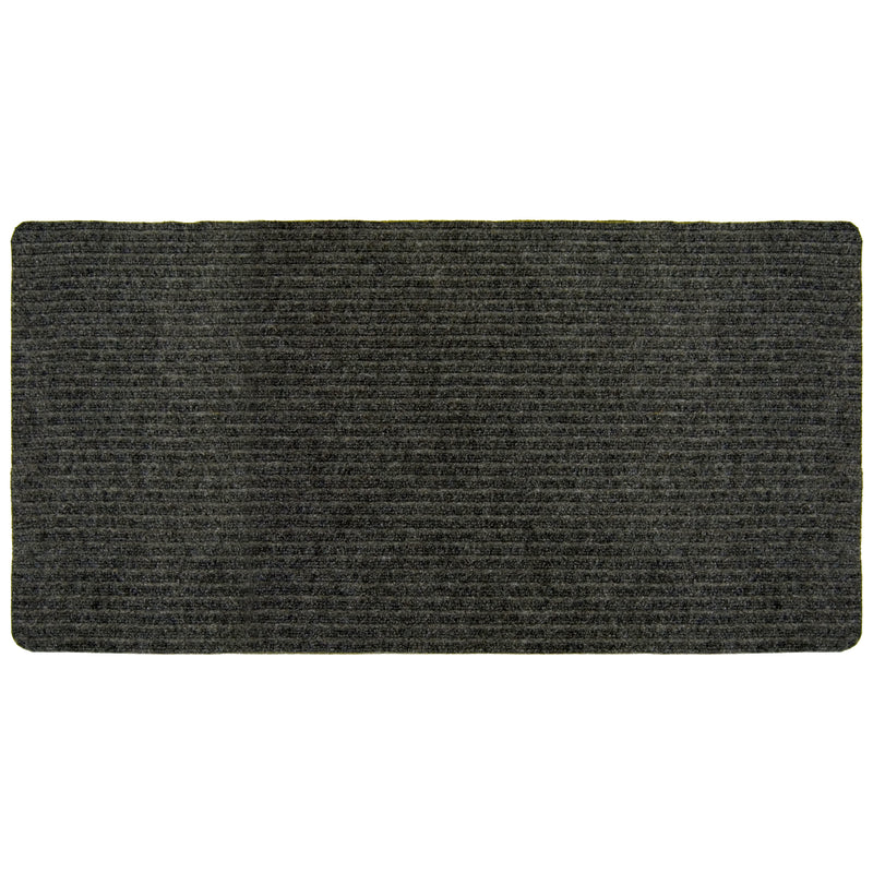 Multy Home Concord 45 ft. L X 26 in. W Charcoal Nonslip Carpet Runner