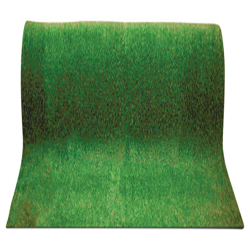 Multy Home 100 ft. L X 72 in. W Green Nonslip Grass Runner