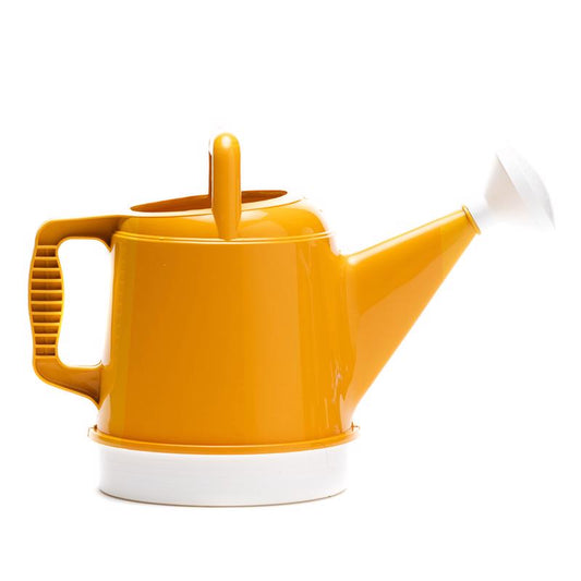 Bloem Deluxe Earthly Yellow 2.5 gal Plastic Watering Can