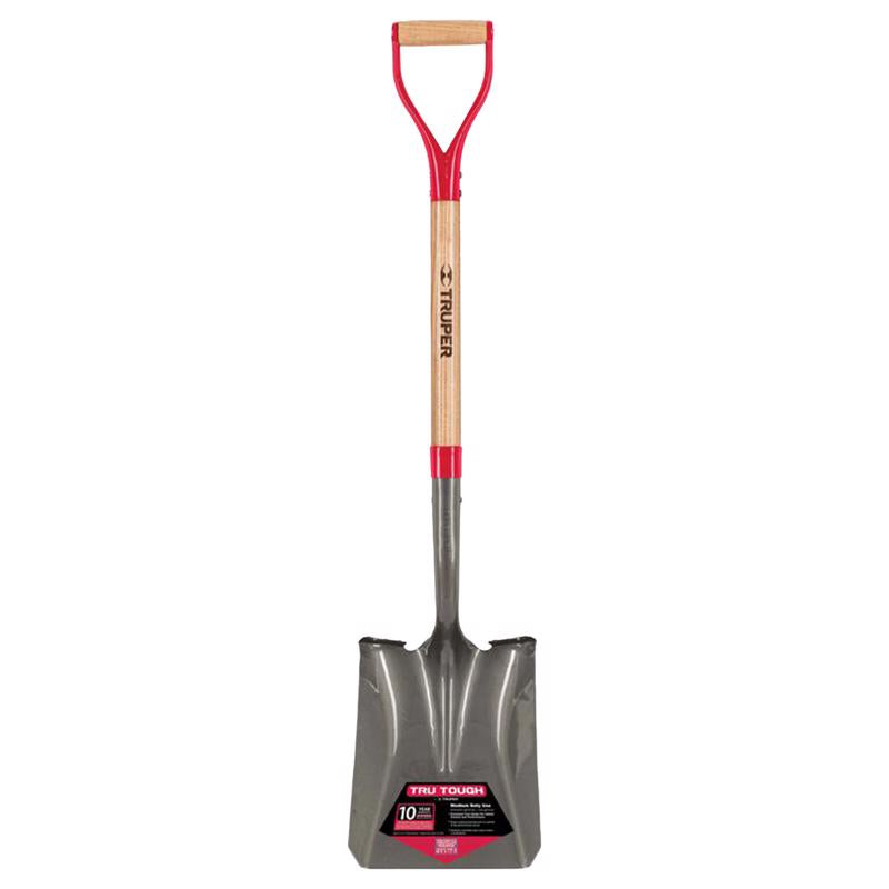 Truper Tru-Tough 41 in. Steel Square Transfer Shovel Wood Handle