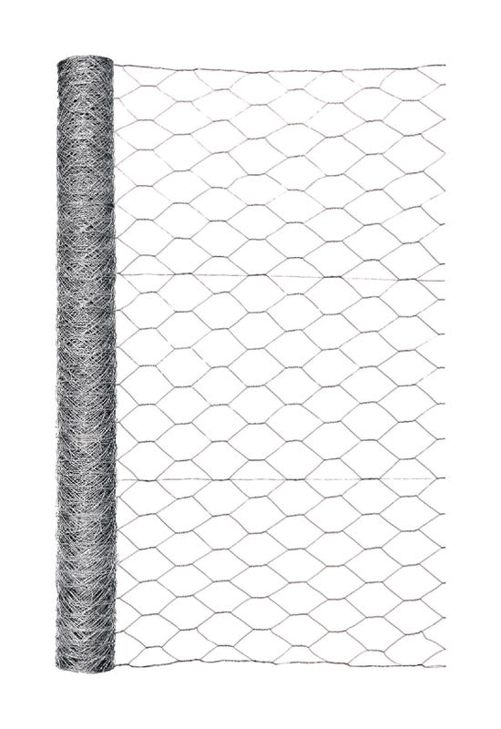 Garden Craft 36 in. H X 50 ft. L Galvanized Steel Poultry Netting 2 in.