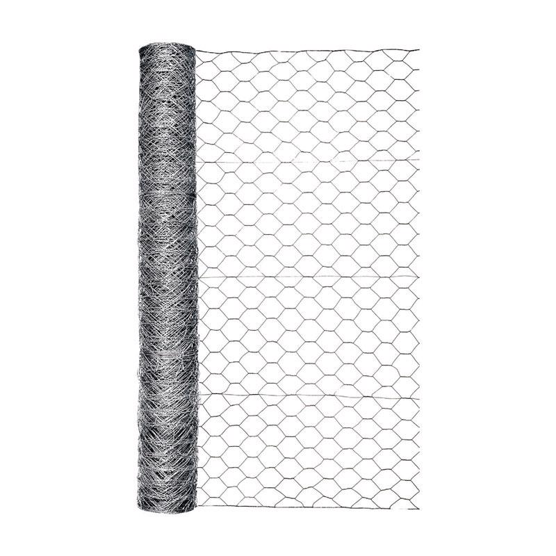 Garden Craft 48 in. H X 50 ft. L Galvanized Steel Poultry Netting 2 in.