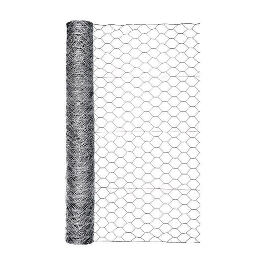 Garden Craft 48 in. H X 50 ft. L Galvanized Steel Poultry Netting 2 in.