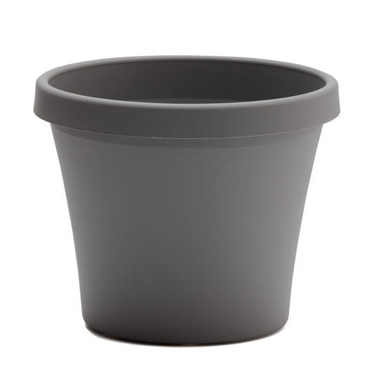 Bloem Terra 20.25 in. H X 23.75 in. W X 16 in. D Plastic Traditional Planter Charcoal