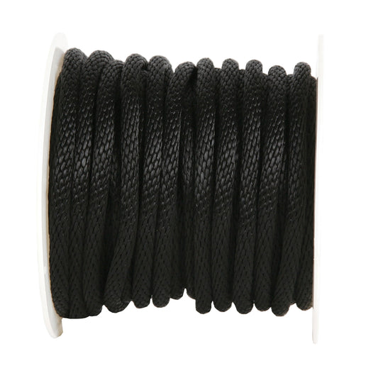 Koch Industries 5/8 in. D X 140 ft. L Black Solid Braided Polypropylene Derby Rope