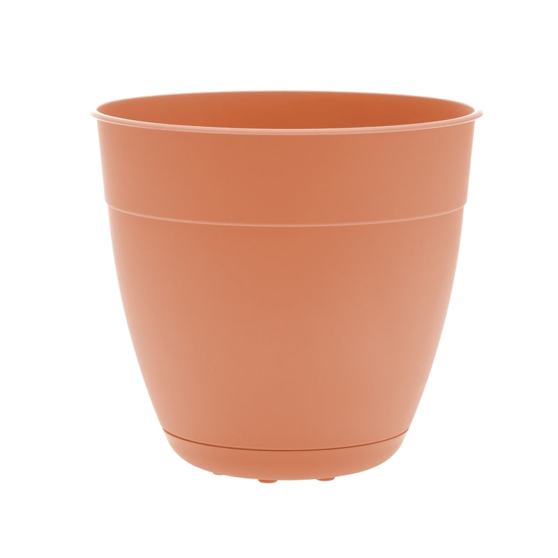 Bloem Dayton 14.5 in. H X 16 in. W X 16 in. D Plastic Planter Coral