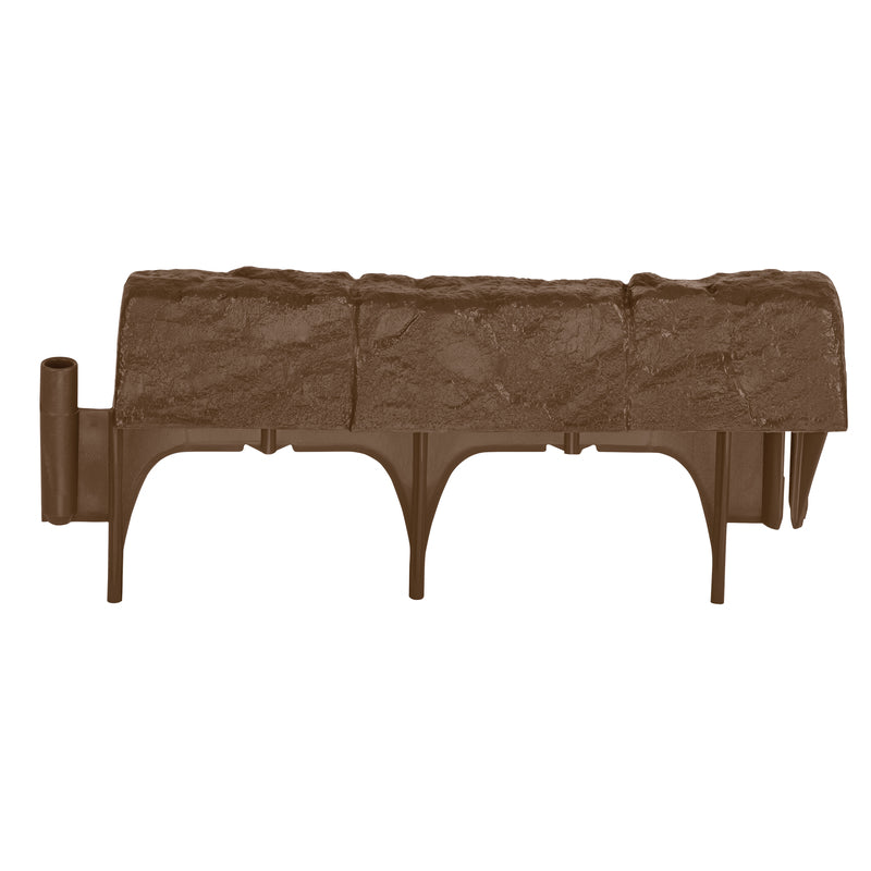 Suncast 12 in. L X 5.75 in. H Resin Brown Decorative Garden Border