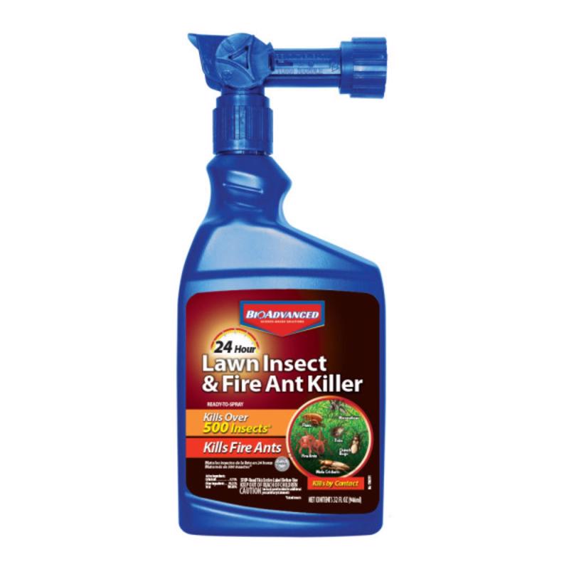 BioAdvanced 24 Hour, Ready-to-Spray Lawn Insect and Fire Ant Killer Spray 32 oz